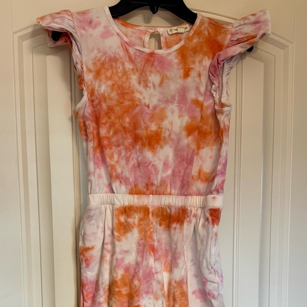 Tucker + Tate Girls Tie-Dye Jumpsuit Size 8
